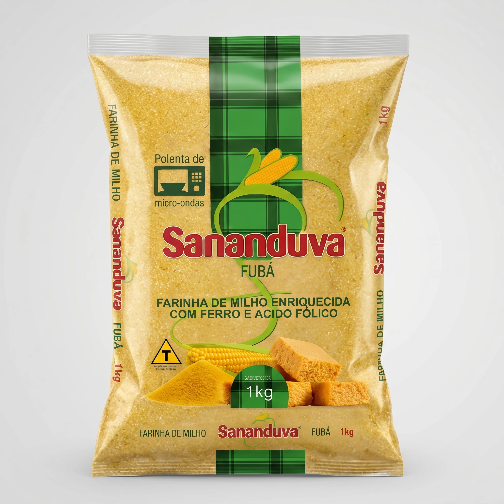 Farinha de Milho Sananduva Fubá 1kg