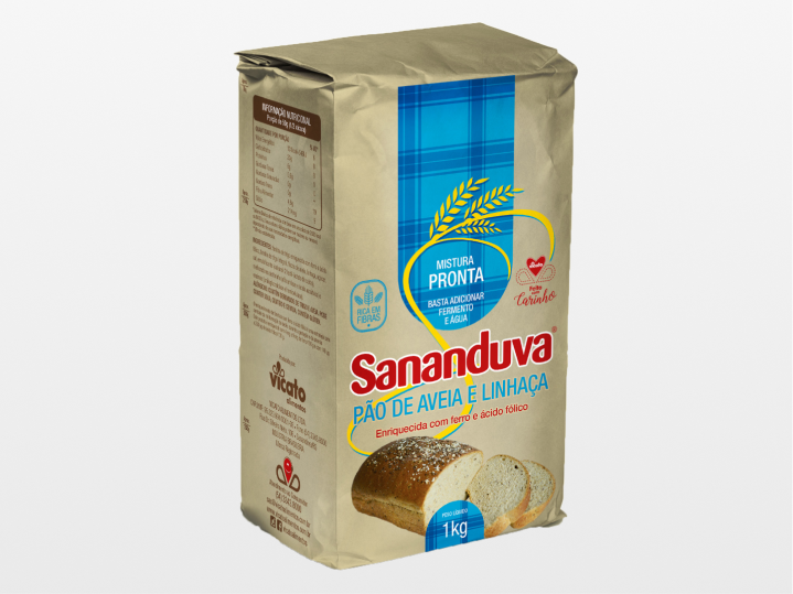 Imagem Mistura para Pão de Aveia e Linhaça Sananduva Tipo 1