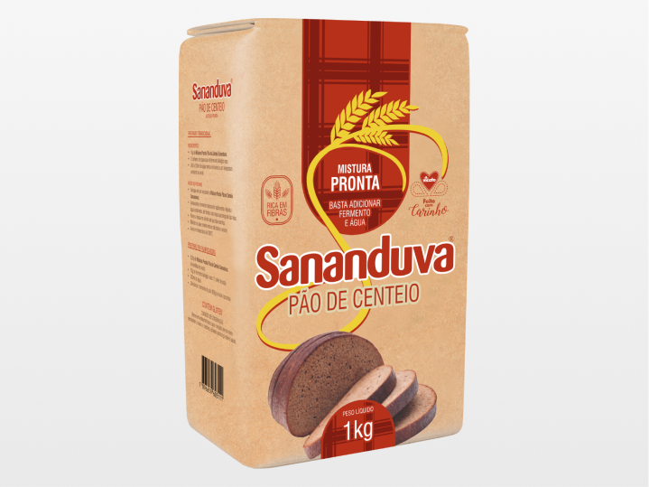 Imagem Mistura para Pão de Centeio Sananduva Tipo 1