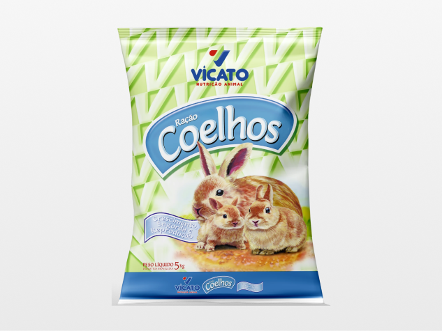 Imagem Ração Vital Coelhos Crescimento Engorda e Reprodução